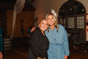 Mikenely Johnson, 2024 Volunteer of the Year with Emily Rogers Hicks, New Hope Volunteer Coordinator